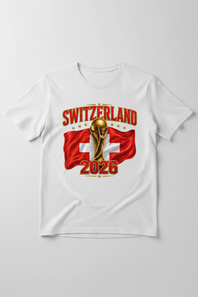 Premium 2026 World Cup Switzerland Fan T-Shirt
