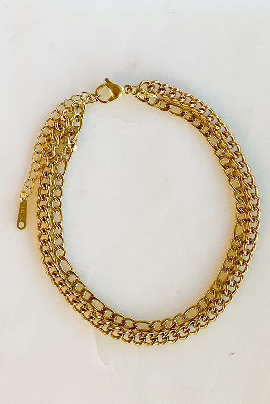Double Chain Anklet
