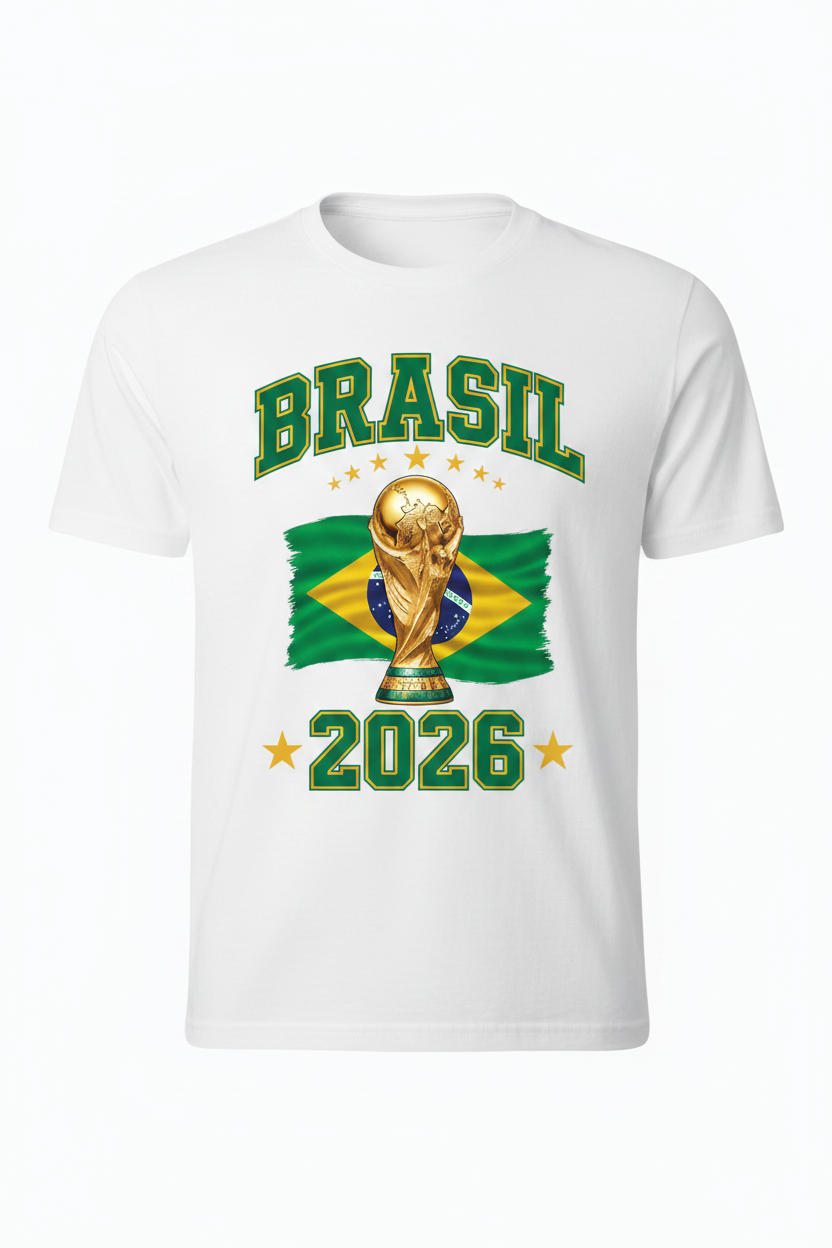 Premium 2026 World Cup Brazil Fan T-Shirt