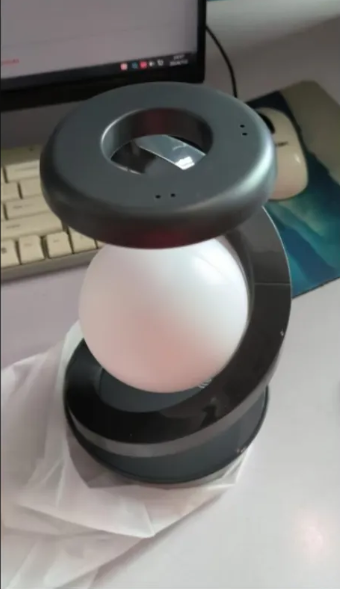 Wireless Rotating Moon Desk Lamp