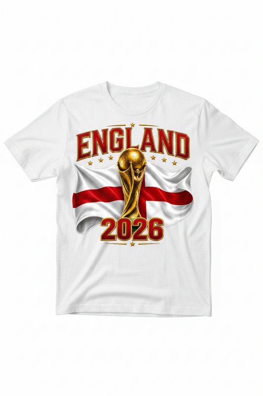Premium 2026 World Cup England Fan T-Shirt