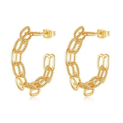 14K Gold  Hypoallergenic Hoop Earrings