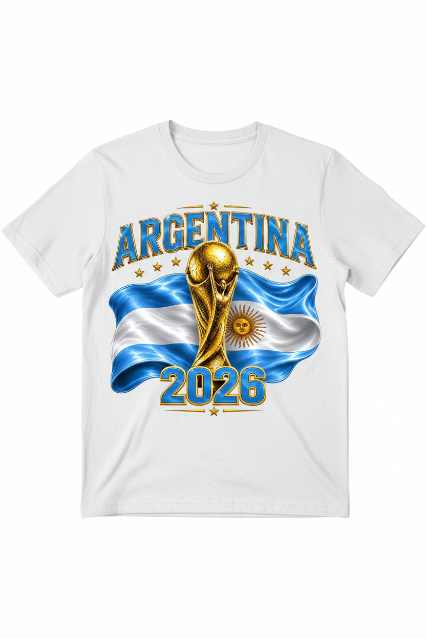 Premium 2026 World Cup Argentina Fan T-Shirt