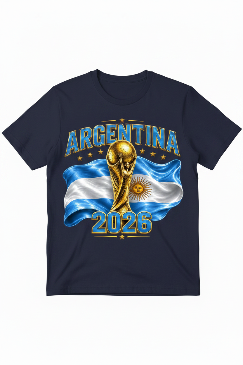 Premium 2026 World Cup Argentina Fan T-Shirt