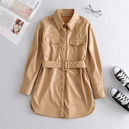 Women's high waist lace-up
