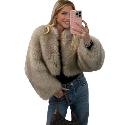 Casual Women's Fur Coat