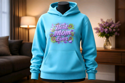 Best Mom Ever Premium Blue hoodie