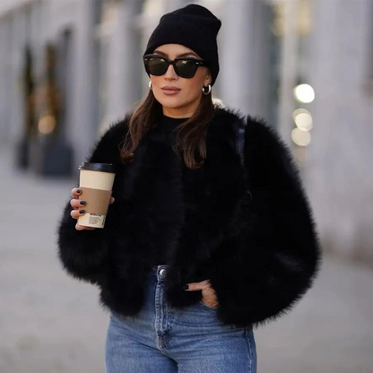 Casual Women's Fur Coat
