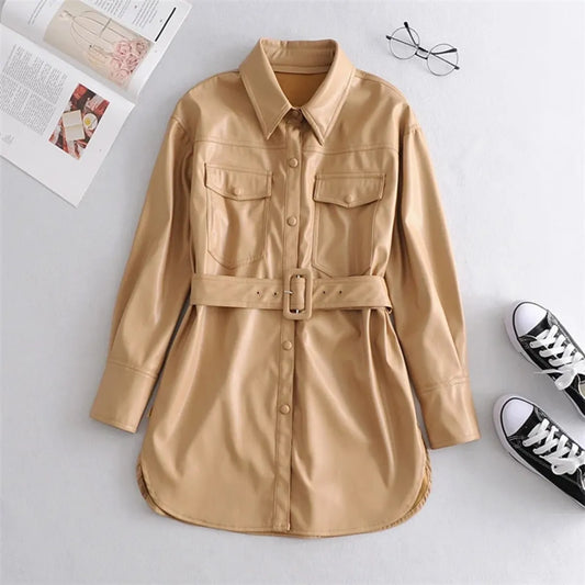 Women's high waist lace-up