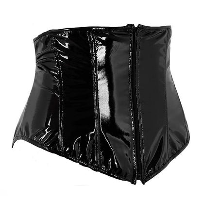 Chic Leather Waist Shaper Corset