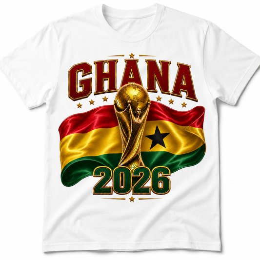 Premium 2026 World Cup Ghana Fan T-Shirt