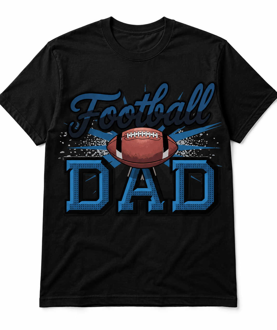 Football Dad Varsity Sports Graphic T-Shirt