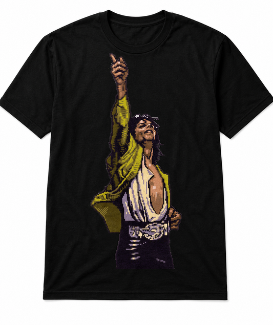 Retro King of Pop Inspired Vintage Graphic T-Shirt