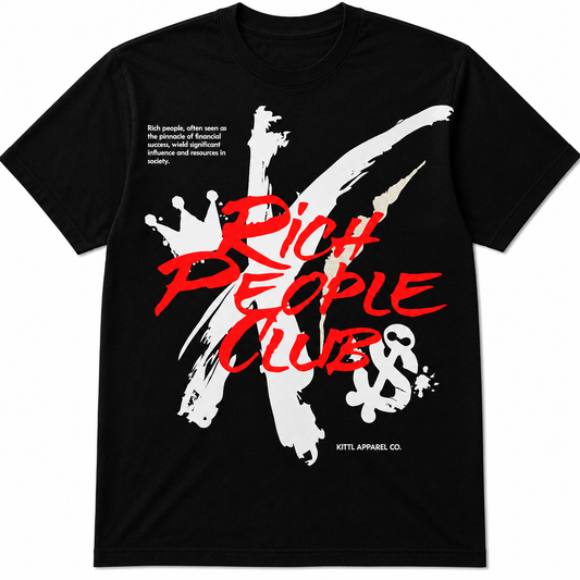 Rich People Club Streetwear Tee