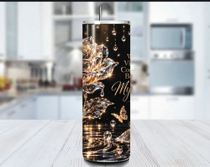 20 oz Golden Rose Affirmation Tumbler ✨ Make It Yours!
