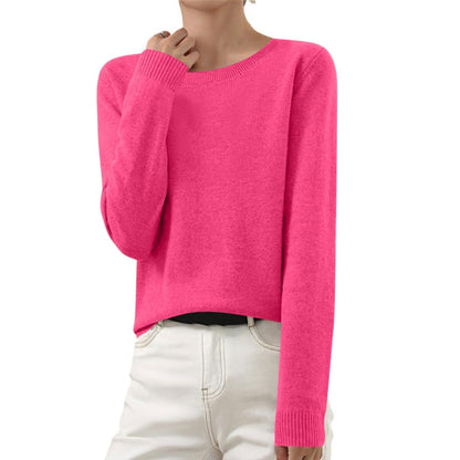Chic Cashmere Long Sleeve Sweater for Women