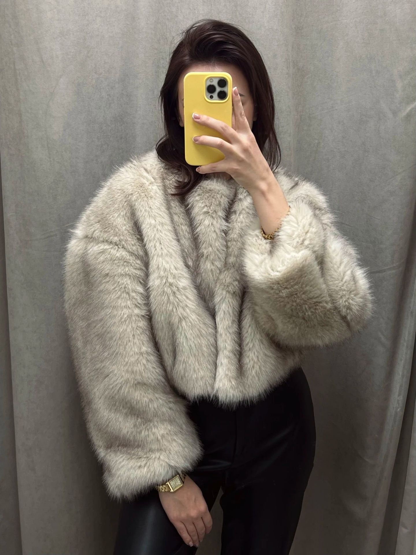 Casual Women's Fur Coat