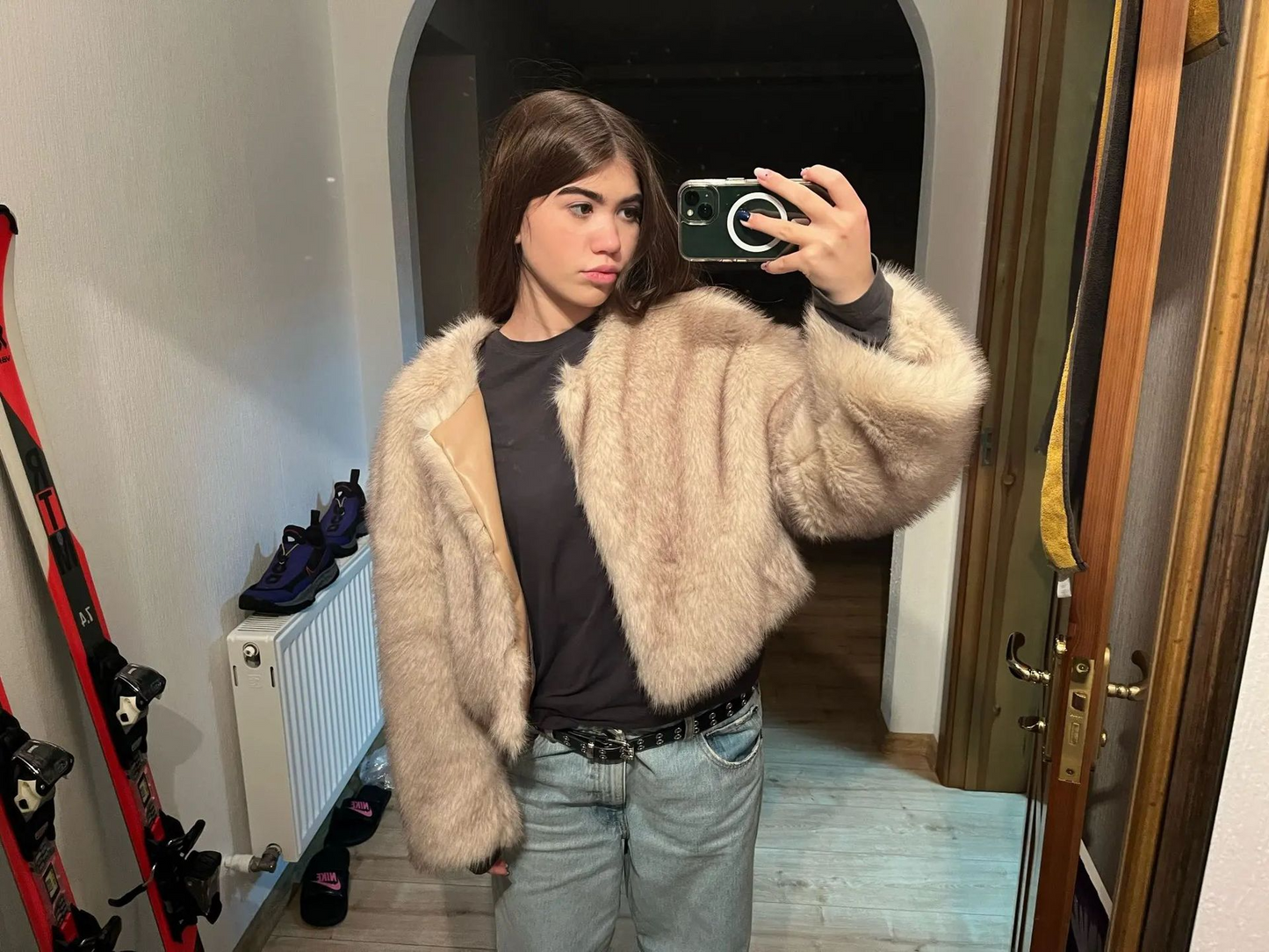 Casual Women's Fur Coat