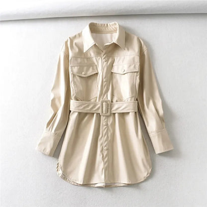 Women's high waist lace-up