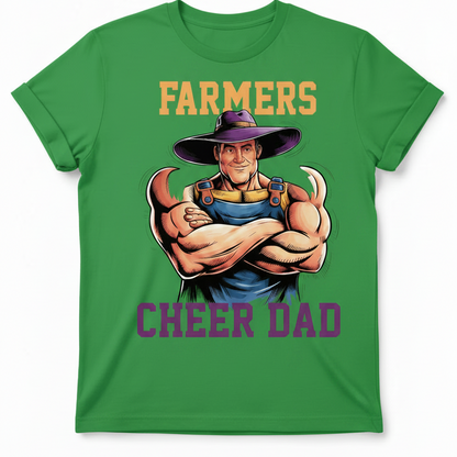 Farmers Cheer Dad Graphic Tee