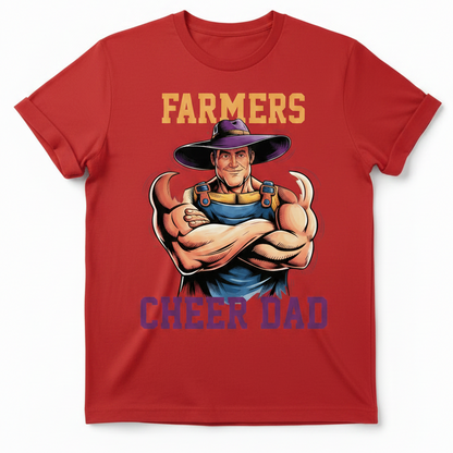 Farmers Cheer Dad Graphic Tee