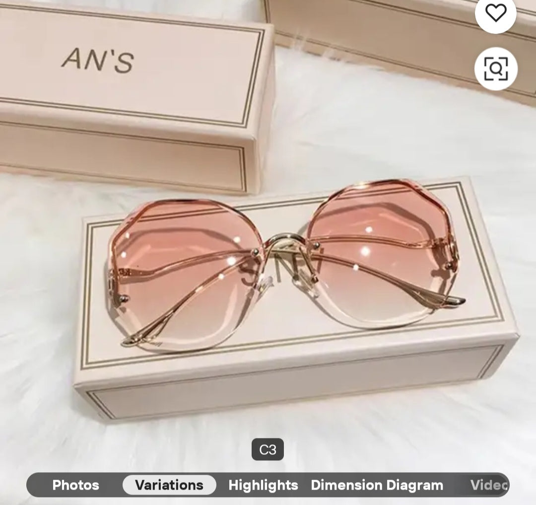 High Quality Fashion Luxury Sun Glasses Trendy