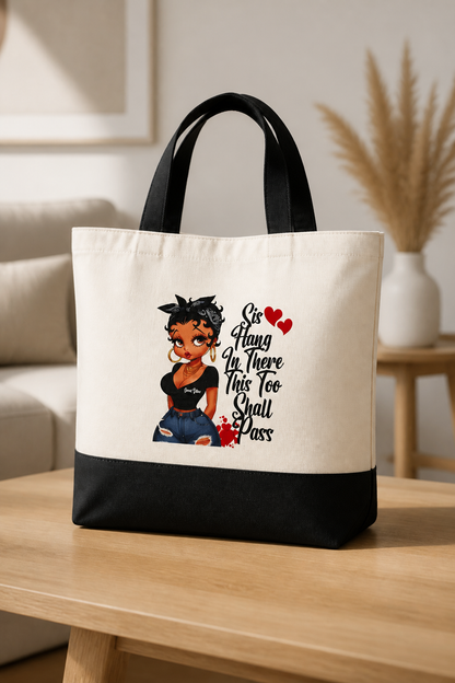 Tote Bag – New Mom Gift Idea for Women, Canvas Bag for Mom to Be, First Time Mom
