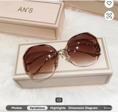 High Quality Fashion Luxury Sun Glasses Trendy