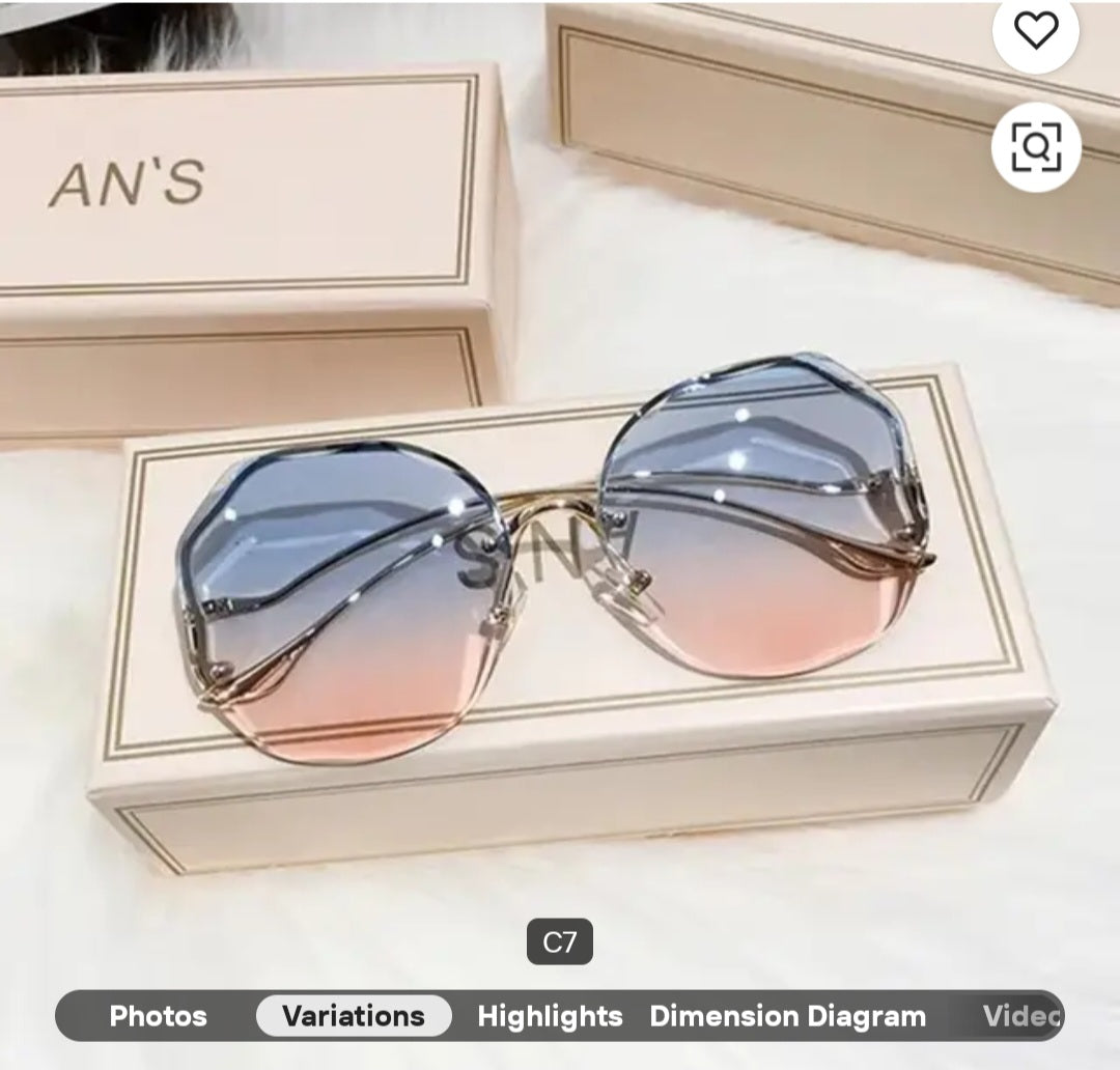 High Quality Fashion Luxury Sun Glasses Trendy