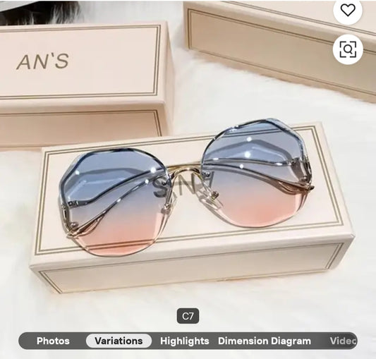 High Quality Fashion Luxury Sun Glasses Trendy