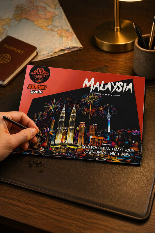 Rainbow Scraping Scratching Art  Malaysia