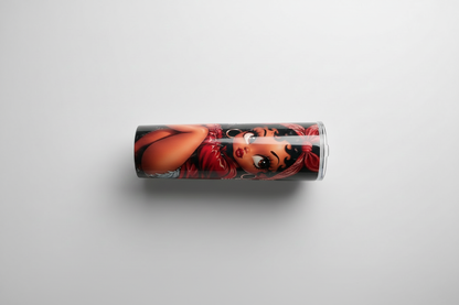 Sassy Girl tumbler with mirrored artwork