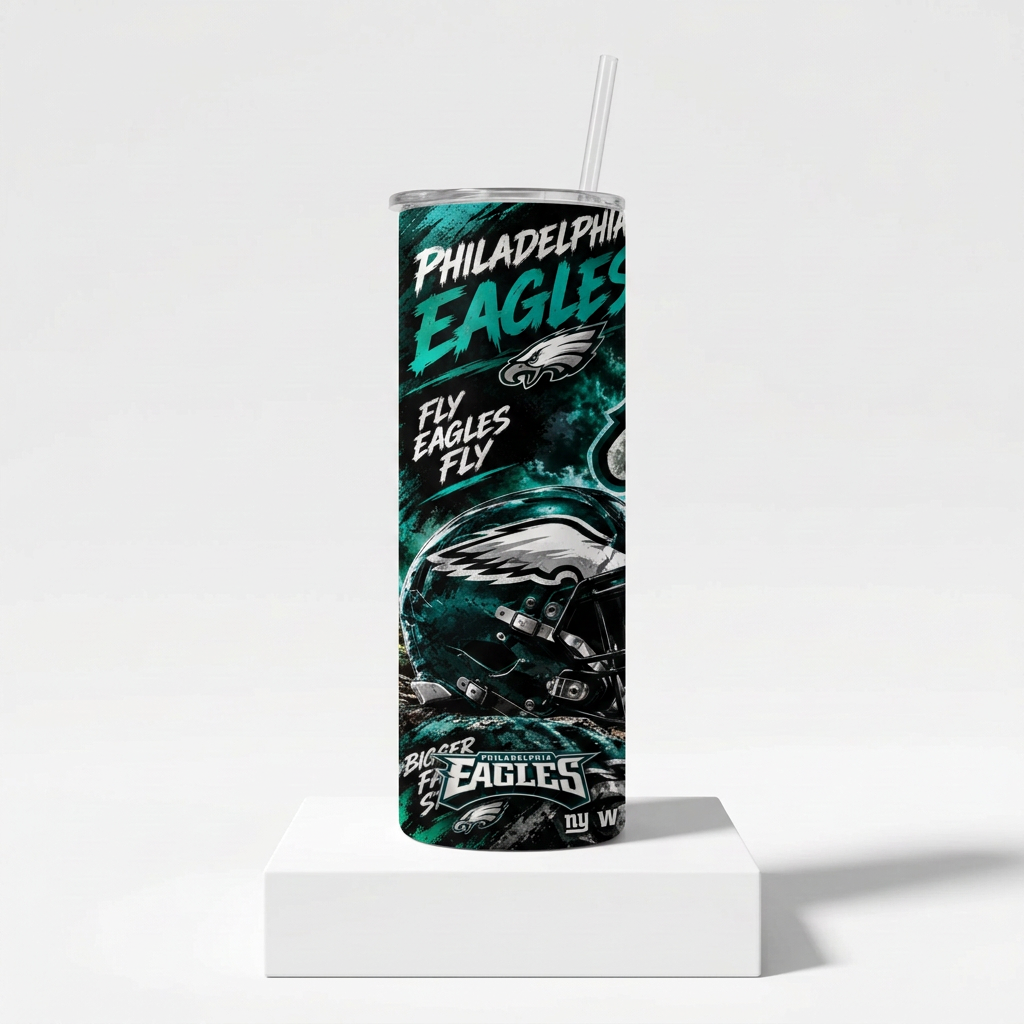 20 oz Philadelphia Eagles Emerald Storm Skinny Tumbler